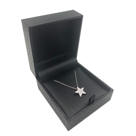 Lafonn's Signature Simulated Diamond Star Necklace - Picture 3 of 6